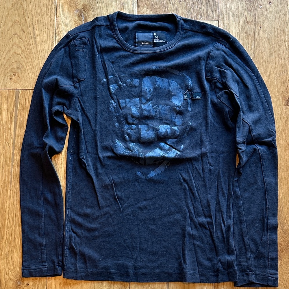 G-Star Dark Blue Long Sleeve Tee